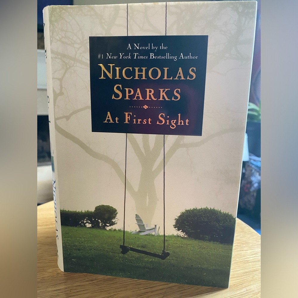 Nicholas Sparks at first sight in hardcover